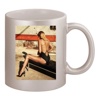 Charlize Theron 11oz Metallic Silver Mug