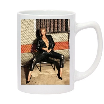 Charlize Theron 14oz White Statesman Mug