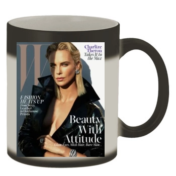 Charlize Theron Color Changing Mug