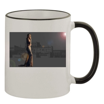 Charlize Theron 11oz Colored Rim & Handle Mug