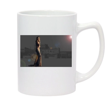 Charlize Theron 14oz White Statesman Mug