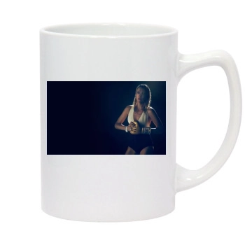 Charlize Theron 14oz White Statesman Mug