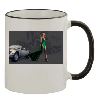 Charlize Theron 11oz Colored Rim & Handle Mug