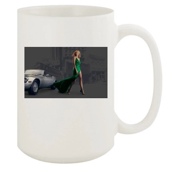 Charlize Theron 15oz White Mug