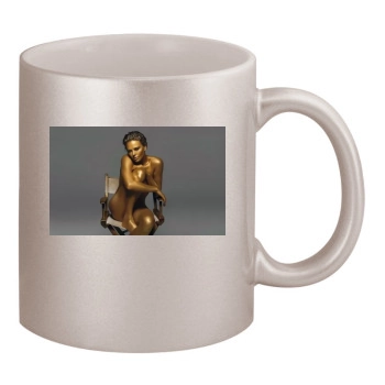 Charlize Theron 11oz Metallic Silver Mug