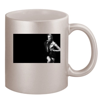 Charlize Theron 11oz Metallic Silver Mug