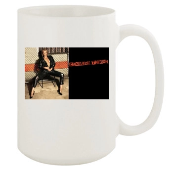 Charlize Theron 15oz White Mug