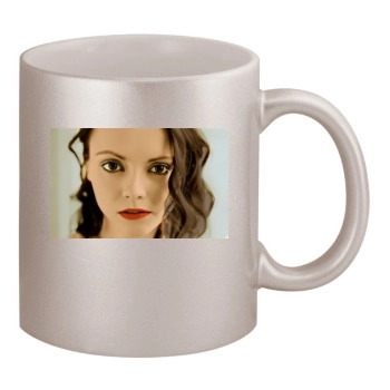 Christina Ricci 11oz Metallic Silver Mug