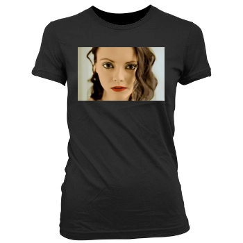 Christina Ricci Women's Junior Cut Crewneck T-Shirt