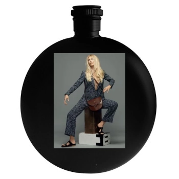 Claudia Schiffer Round Flask