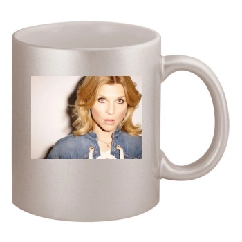 Clemence Poesy 11oz Metallic Silver Mug