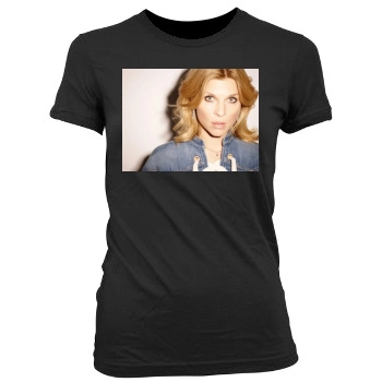 Clemence Poesy Women's Junior Cut Crewneck T-Shirt