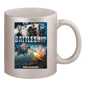 Battleship (2012) 11oz Metallic Silver Mug