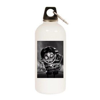 Frankenweenie (2012) White Water Bottle With Carabiner