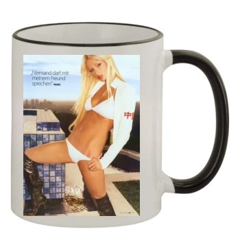 Paris Hilton 11oz Colored Rim & Handle Mug