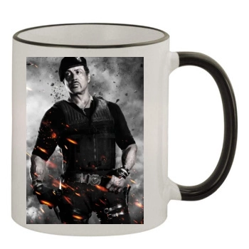 The Expendables 2 (2012) 11oz Colored Rim & Handle Mug