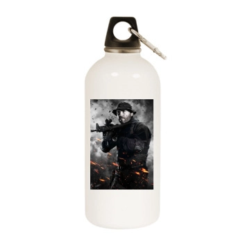 The Expendables 2 (2012) White Water Bottle With Carabiner