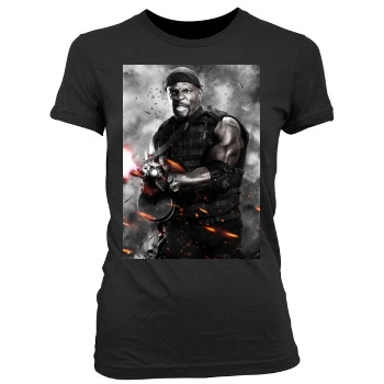 The Expendables 2 (2012) Women's Junior Cut Crewneck T-Shirt