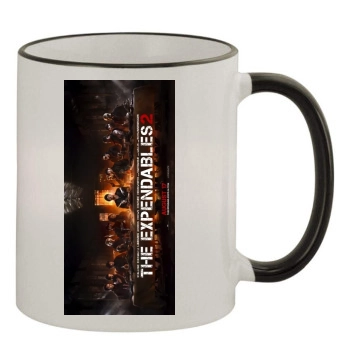 The Expendables 2 (2012) 11oz Colored Rim & Handle Mug