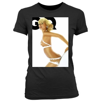 Paris Hilton Women's Junior Cut Crewneck T-Shirt