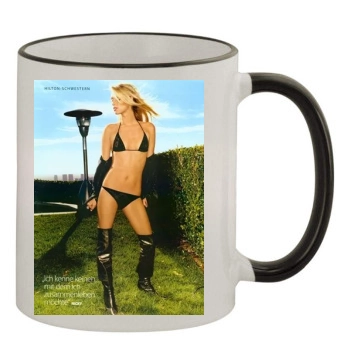 Paris Hilton 11oz Colored Rim & Handle Mug