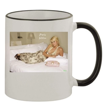 Paris Hilton 11oz Colored Rim & Handle Mug