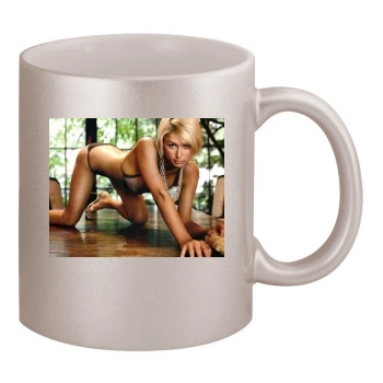 Paris Hilton 11oz Metallic Silver Mug