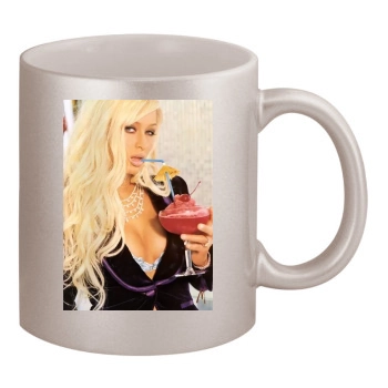 Paris Hilton 11oz Metallic Silver Mug