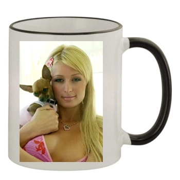 Paris Hilton 11oz Colored Rim & Handle Mug