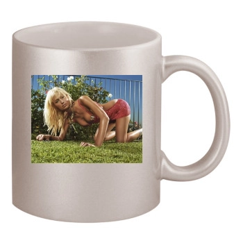 Paris Hilton 11oz Metallic Silver Mug