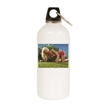 Paris Hilton White Water Bottle With Carabiner