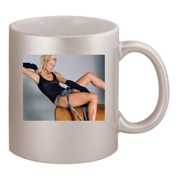 Paris Hilton 11oz Metallic Silver Mug