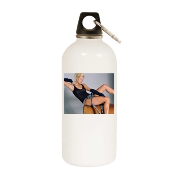 Paris Hilton White Water Bottle With Carabiner