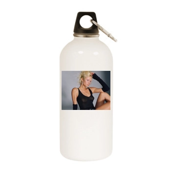 Paris Hilton White Water Bottle With Carabiner