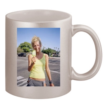 Paris Hilton 11oz Metallic Silver Mug