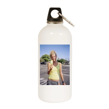 Paris Hilton White Water Bottle With Carabiner