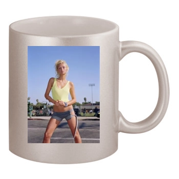 Paris Hilton 11oz Metallic Silver Mug