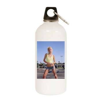 Paris Hilton White Water Bottle With Carabiner