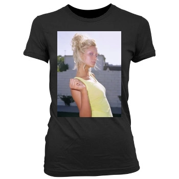 Paris Hilton Women's Junior Cut Crewneck T-Shirt