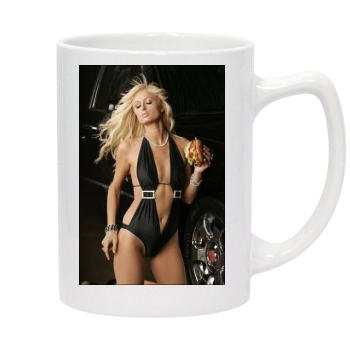 Paris Hilton 14oz White Statesman Mug