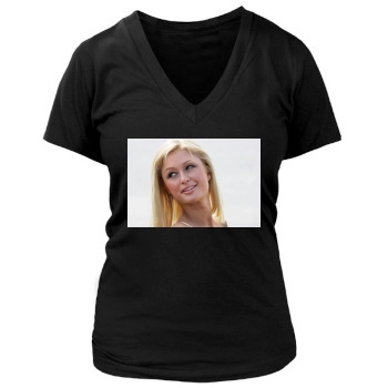 Paris Hilton Women's Deep V-Neck TShirt