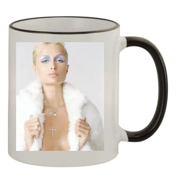 Paris Hilton 11oz Colored Rim & Handle Mug