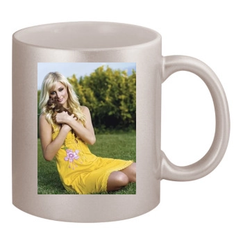 Paris Hilton 11oz Metallic Silver Mug