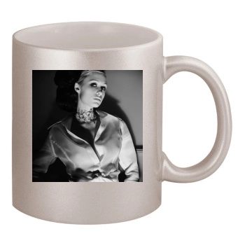 Paris Hilton 11oz Metallic Silver Mug