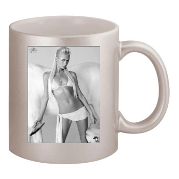 Paris Hilton 11oz Metallic Silver Mug