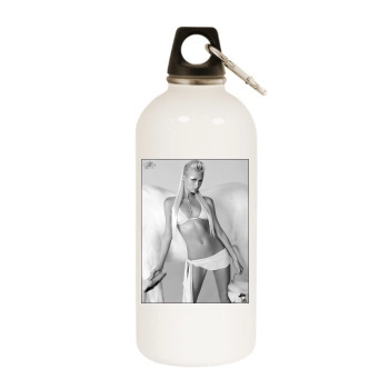 Paris Hilton White Water Bottle With Carabiner