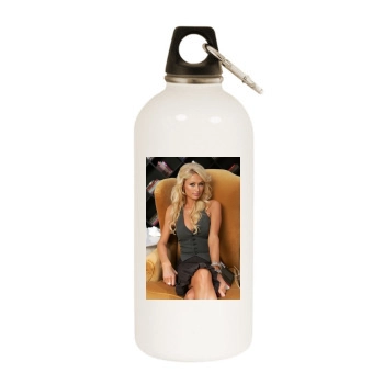 Paris Hilton White Water Bottle With Carabiner