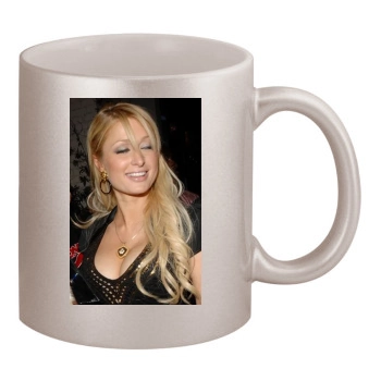 Paris Hilton 11oz Metallic Silver Mug