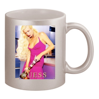 Paris Hilton 11oz Metallic Silver Mug