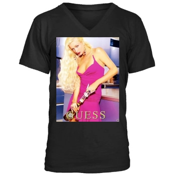 Paris Hilton Men's V-Neck T-Shirt